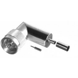 RFN-1009-C2 RF Industries Right Angle Type-N Male Crimp Connector for Cable Group C2