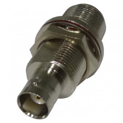 RFN-1023-5 RF Industries Type-N Female to BNC Female Bulkhead Between Series Adapter
