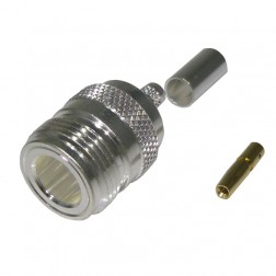 RFN-1027-C1 RF Industries Type-N Female Crimp Connector for Cable Group C1
