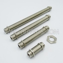RFP7318-6 6 Inches Long Type-N Female to Female IN Series Barrel Adapter