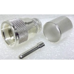 1-PL259-600 UHF Male Crimp Type Connector