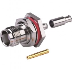 RFT-1212-B RF Industries 50 Ohm TNC Female Bulkhead Crimp Connector for Cable Group B