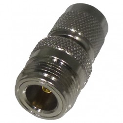 RFT-1234 RF Industries TNC Male to Type-N Female Between Series Adapter