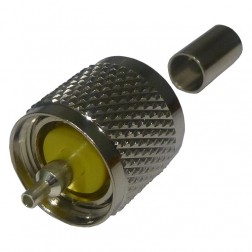 RFU-508-X RF Industries UHF Male Crimp (PL259) Connector for Cable Group X