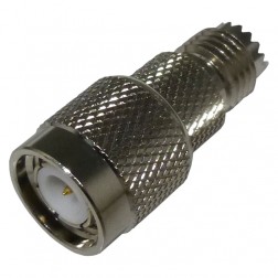 RFU-628 RF Industries Mini UHF Female to TNC Male Between Series Adapter
