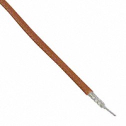 RG178B/U Coax Cable, 9178B, 0.071 dia, 30 awg, FEP Jacket - Natural Tan, Alpha Wire