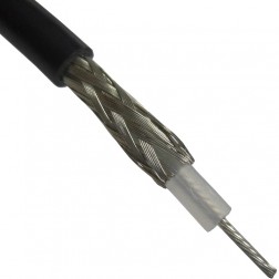 RG58A/U Belden Flexible Coax Cable 0.195 Diameter with Stranded Center Conductor