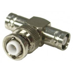 RHV130 MHV In Series T Adapter, Male to Double Female, RFI