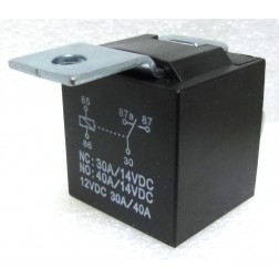 RL5M - Relay SPDT 40 amp sealed, Plastic Case with Metal Mounting Tab