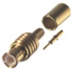 RMX-8000-1B RF Industries MCX Plug Male Crimp Connector for Cable Group B
