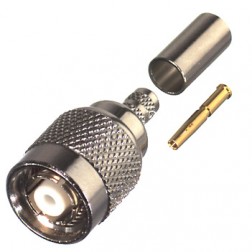 RP-1202-C1 RF Industries TNC Reverse Polarity Male Crimp Connector for Cable Group C1