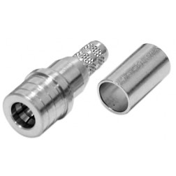 RQA-5000-X RF Industries QMA Male Crimp Connector for Cable Group X