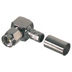 RSA-3010-X RF Industries Right Angle SMA Male Crimp Connector for Cable Group X