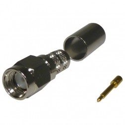 RSA-3000-X RF Industries SMA Male Crimp Connector for Cable Group X