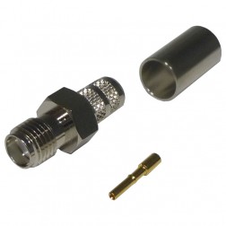 RSA-3050-X RF Industries SMA Female Crimp Connector for Cable Group X