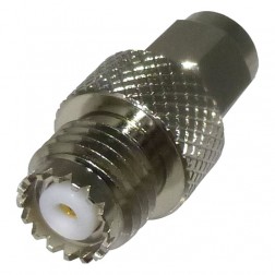 RSA-3450 RF Industries SMA Male to MINI-UHF Female Between Series Adapter