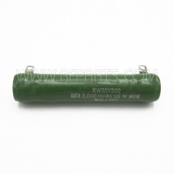 RW35V202 Mallory Glazed Wire Wound Resistor 2K Ohms 55W (Pull)