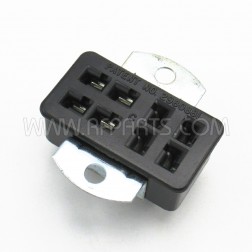 S308AB - 8 Pin Cinch Connector Socket with Angle Brackets (Jones) (Pull)