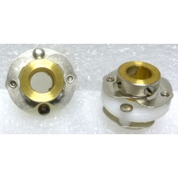 SC12 JHMC (EM1-0800) Shaft Coupler PTFE Center Semi-Flexible 1/4" Shaft