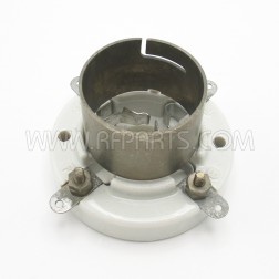 123-211-1 EF Johnson Ceramic 4 Pin Tube Socket (Pull)