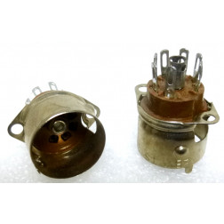 SK7-MINI-SH-E Socket 7 Pin Miniature with Shield (NOS)