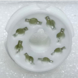 SK8 New Sensor Ceramic 8-pin Tube Socket with Bracket for 6146B etc.