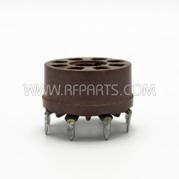 8 Pin Phenolic Tube Socket PCB Mount