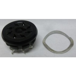 SK8P Amphenol Plastic with Chassis Ring 8 Pin Octal Socket (NOS)