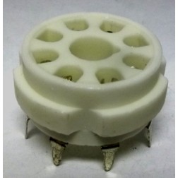8 Pin Ceramic Tube Socket PCB mount