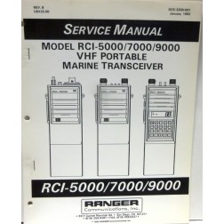 Service Manual for Ranger RCI5000 / 7000 / 9000 VHF Portable Marine Radios