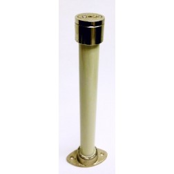 SOI-12 Victor Bernard 12 inch Glazed Ceramic Standoff Insulator with Flange Mounting Plate (NOS)