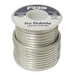 Fry Flobrite Solder 1lb .125 Diameter Lead-Free 4% Silver (NOS)