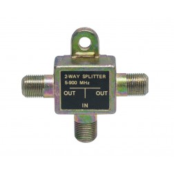 SPLITTER-1 Splitter, TV 2 way, 5-900mhz