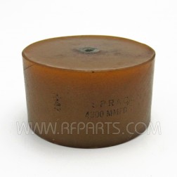 Sprague Ceramic Doorknob Capacitor 4300pf 10Kv (Pull)