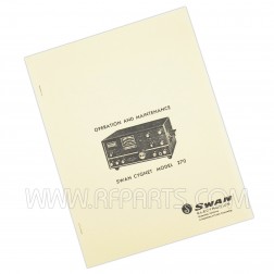 Operation and Maintenance Manual for the Swan Cygnet Model 270 
