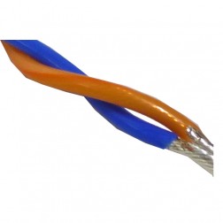 TEF18TP PTFE Covered wire, twisted pair, 18ga