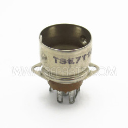 TSE7T101 ELCO 7 Pin Tube Socket with Shield Base (NOS)
