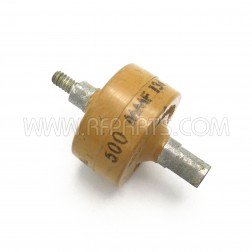TV2-501 Centralab Doorknob Capacitor 500mmf 10,000wvdc 20% (Pull)