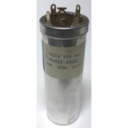 TVL1645 Sprague Capacitor 320 uf 350v Twist Lock Metal Can