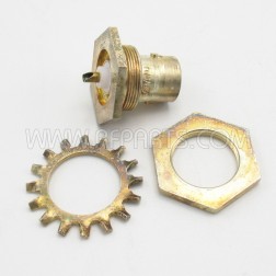 UG-569A/U Kings Type-C Female Bulkhead Rear Panel Mount Connector (NOS)