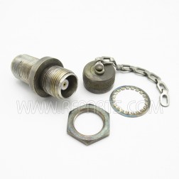 UG-1019A/U Amphenol In Series Adapter HN Female to HN Female Bulkhead (Pull)