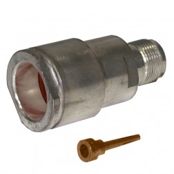 UG333B/U HN Female Clamp Connector, Cable Group: 218, Kings