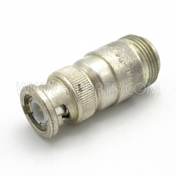 UG349B/U Winchester N-Type Jack to BNC Plug Between Series Adapter (Pull)
