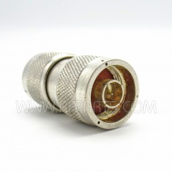 UG-57B/U Amphenol Silver Plated In-Series Adapter Type-N Male to Male (Pull)