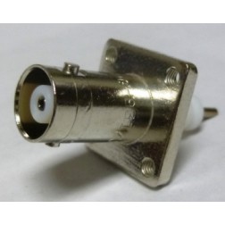 UG931/U Amphenol BNC Female 4 Hole Chassis Connector