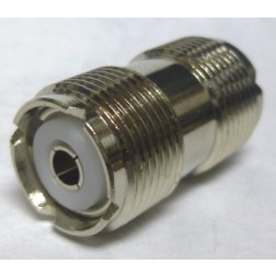 RFP536 1.25 Inches Long IN Series Adapter UHF Female to UHF Female