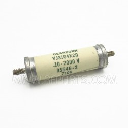 VJS104K20 Dearborn Oil-filled Capacitor .10mfd 2kvdc (Pull)