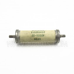 VJS203K50 Dearborn Oil-filled Capacitor .02mfd 5kvdc (Pull)