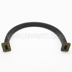 WR-137 Andrew Vintage Flexible Waveguide Flange Adapter 3 Foot Length (Pull)