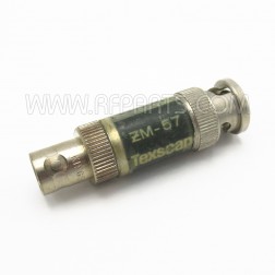 ZM-57 Texscan 75 ohm BNC Female to 50 ohm BNC Male Impedance Adapter (Pull)